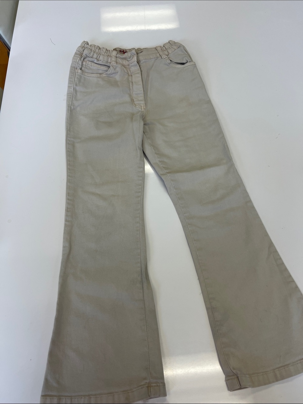 Eddie Pen European girls cotton khaki pants sz 6  super cool !!